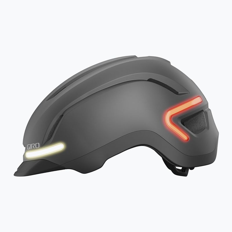 Cască de bicicletă Giro Ethos Integrated MIPS LED matte graphite 2