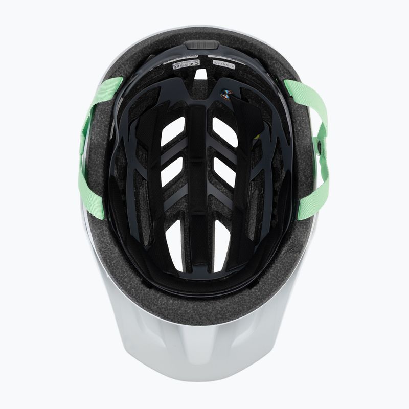Cască de bicicletă Giro Fixture II Integrated MIPS W matte white/green pearl 5