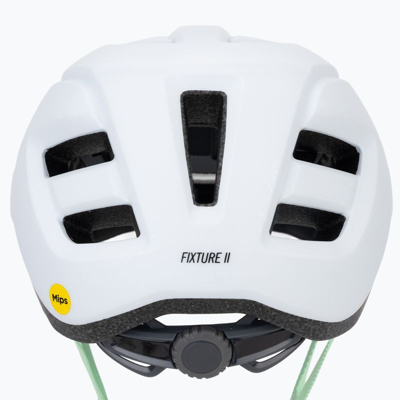 Cască de bicicletă Giro Fixture II Integrated MIPS W matte white/green pearl 10