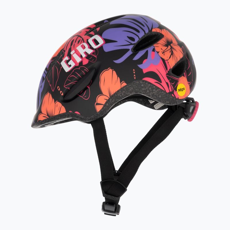 Cască de ciclism pentru copii Giro Scamp Integrated MIPS matte black floral 5