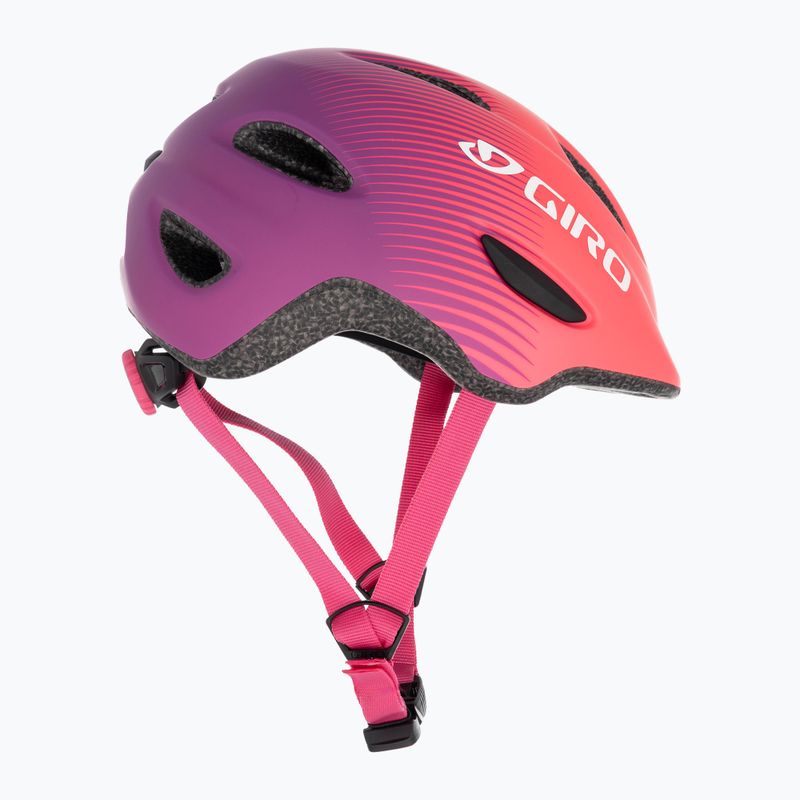 Cască de ciclism pentru copii Giro Scamp Integrated MIPS matte pink purple fade 4