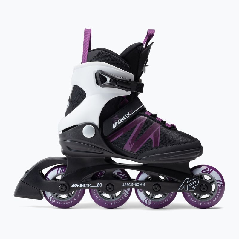 Patine pentru femei K2 Kinetic 80 Pro XT negru 30G0819.1.1.060 2