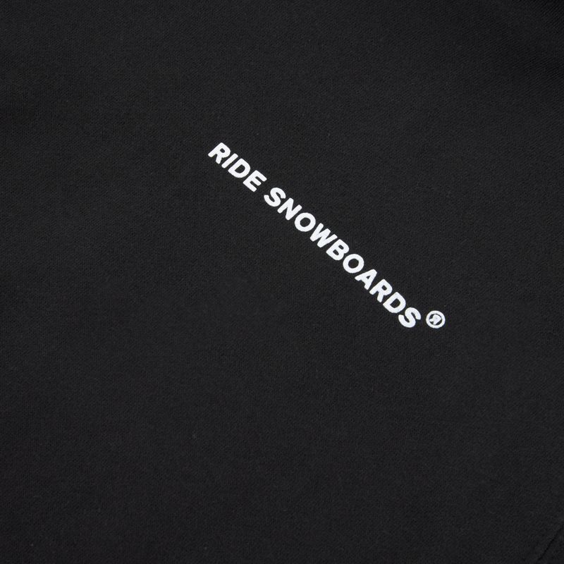 Hanorac pentru bărbați RIDE Old English Hoody black 3