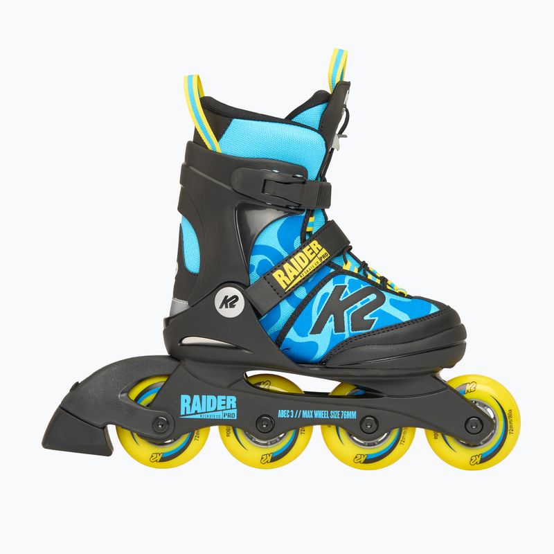 Patine cu rotile pentru copii K2 Raider Pro albastru/galben 2