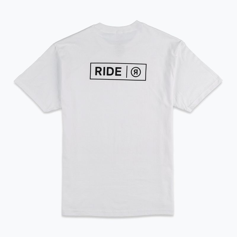Tricou pentru bărbați RIDE Logo Tee white 2