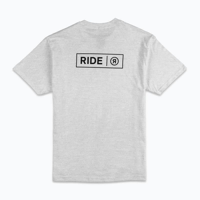 Tricou pentru bărbați RIDE Logo Tee heather grey 2