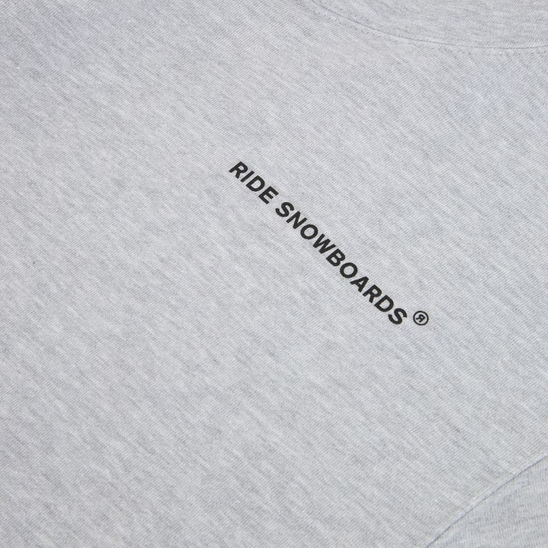 Hanorac pentru bărbați RIDE Old English Hoody heather grey 3