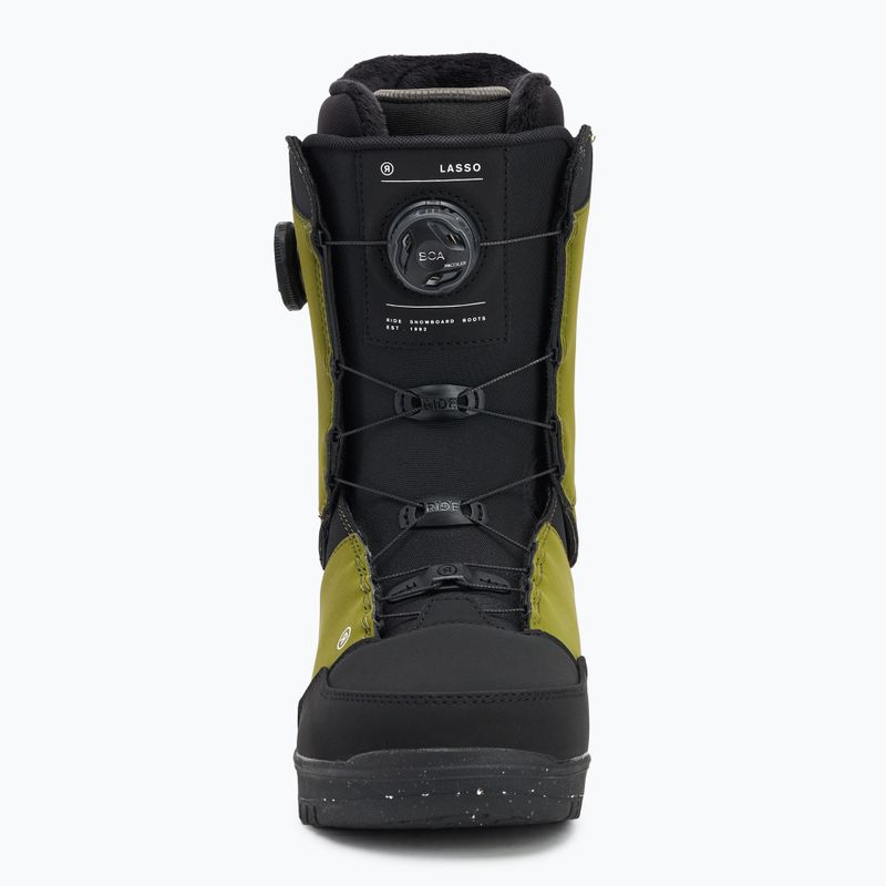 Încălțăminte de snowboard pentru bărbați RIDE Lasso olive 3