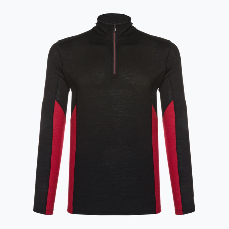 Bărbați Smartwool Merino Sport LS 1/4 Zip tricou termic negru 11538
