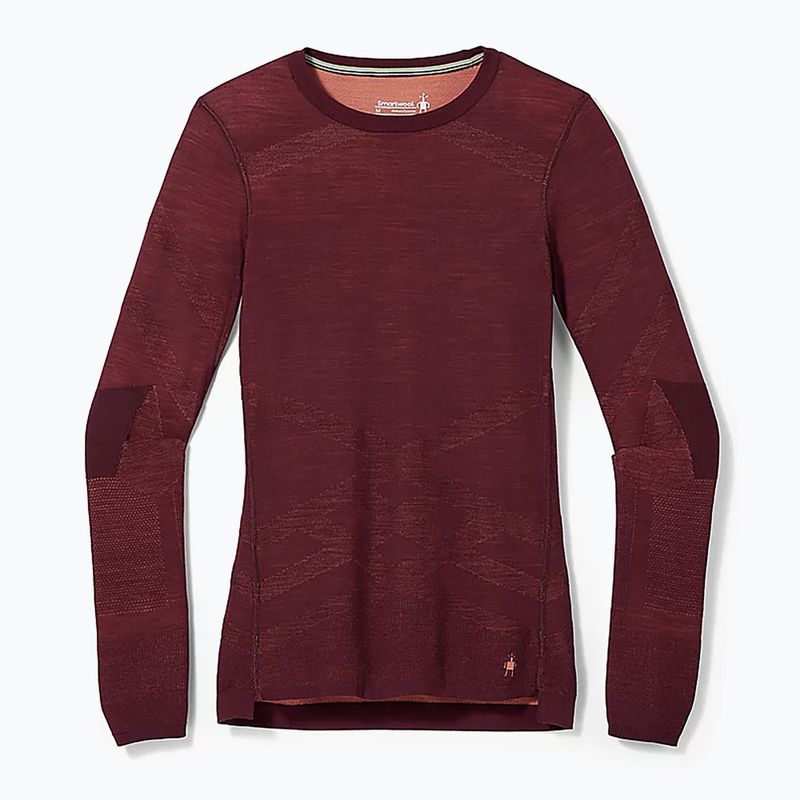 Bluză termică pentru femei Smartwool Intraknit Merino 200 Crew black cherry 4
