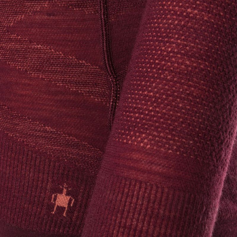 Bluză termică pentru femei Smartwool Intraknit Merino 200 Crew black cherry 3