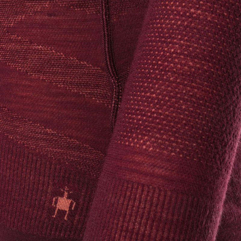 Tricou termic Smartwool Intraknit Merino 200 Crew pentru femei Smartwool Intraknit Merino 200 Crew maroon 19284 3