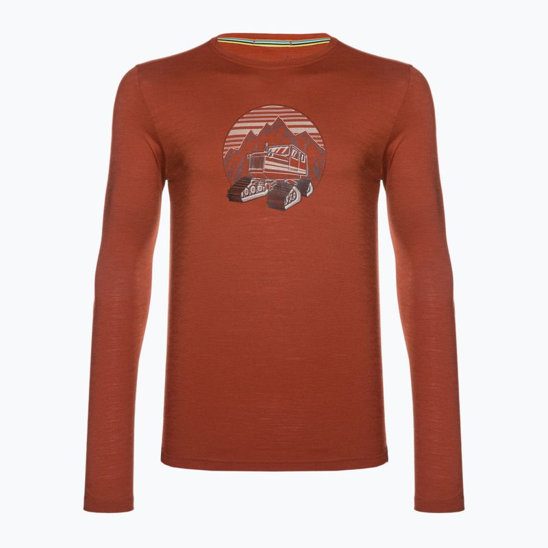 Tricou Smartwool Snowcat Trek Graphic pentru bărbați maro 16683 4