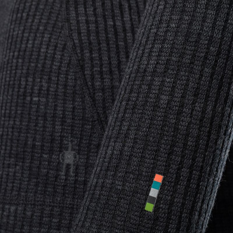 Bluză termică pentru femei Smartwool Thermal Merino Rib Turtleneck charcoal heather 3