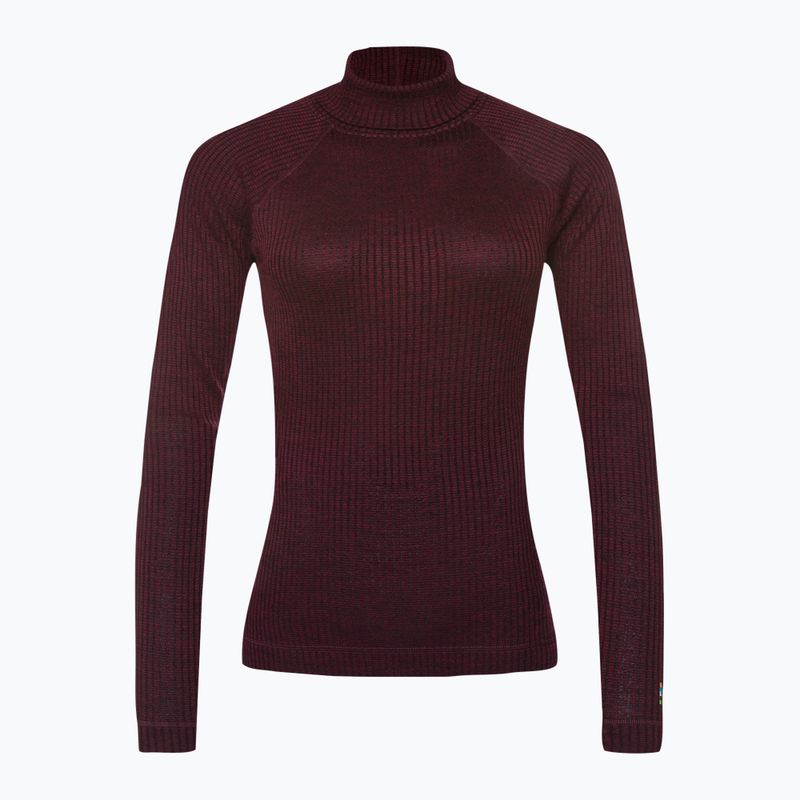 Smartwool Thermal Merino Thermal Merino Rib Turtleneck tricou violet pentru femei 16690