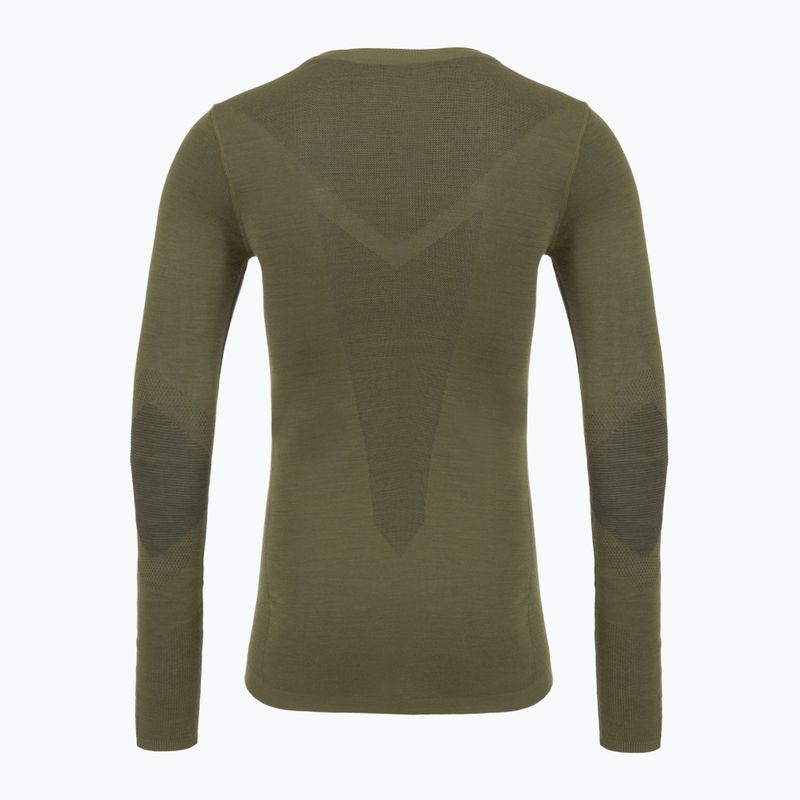 Bluză termică pentru bărbați Smartwool Intraknit Merino 200 Crew winter moss 2