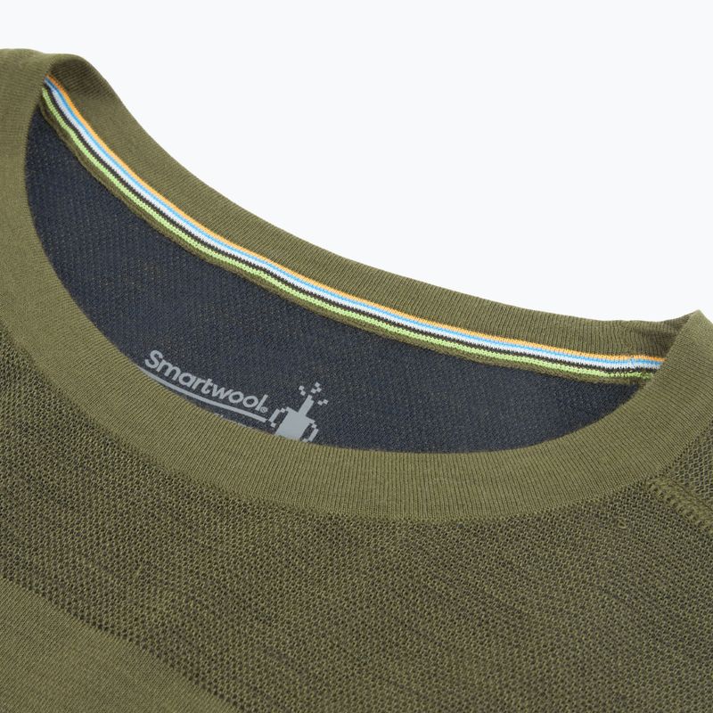 Bluză termică pentru bărbați Smartwool Intraknit Merino 200 Crew winter moss 3