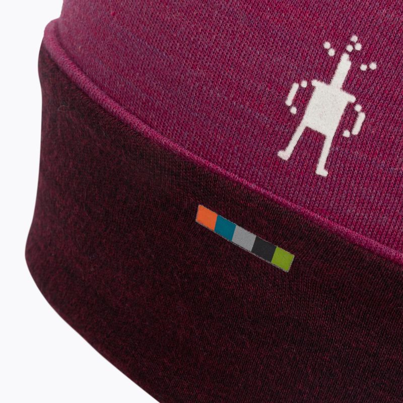 Smartwool Thermal Merino Reversibil cu manșete reversibile căciulă de iarnă roz 0SWW956-J61 3