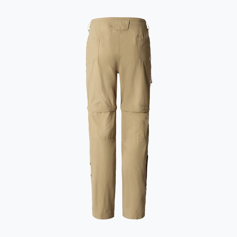 Pantaloni de trekking pentru femei The North Face Exploration Conv Reg Reg Straight bej NF0A7Z97PLX1 2