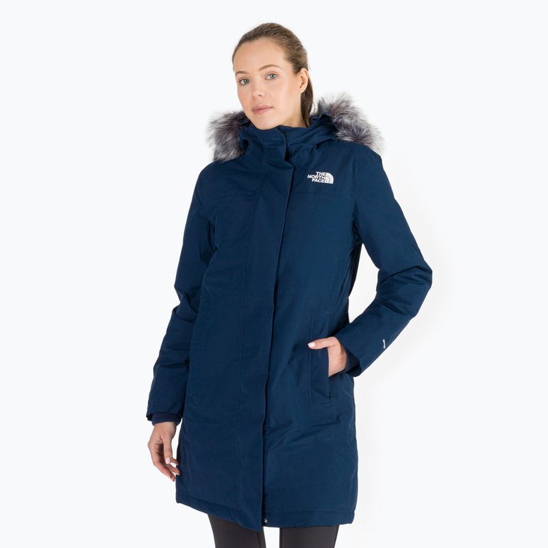 Jachetă în puf pentru femei The North Face Arctic Parka albastru marin NF0A4R2V8K21