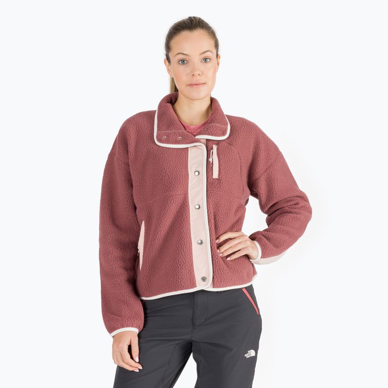 Pulover fleece pentru femei The North Face Cragmont Fleece roz NF0A5A9L93Z1