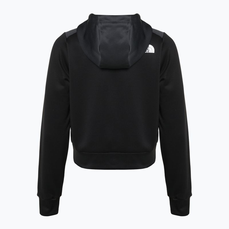 Bluză de trekking pentru femei The North Face Reaxion Fleece P/O Hoodie negru-gri NF0A7ZACKT01 5