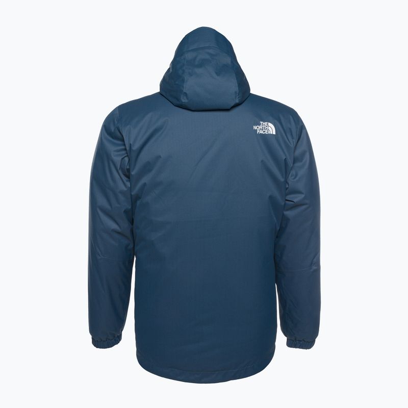 Geacă de ploaie pentru bărbați The North Face Quest Insulated shady blue/black heather 2