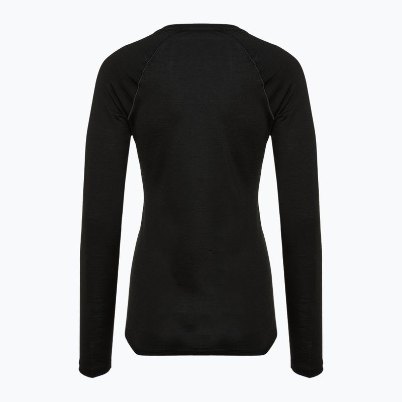 Bluză termică pentru femei Smartwool Classic All-Season Merino Base Layer Crew Boxed black 2