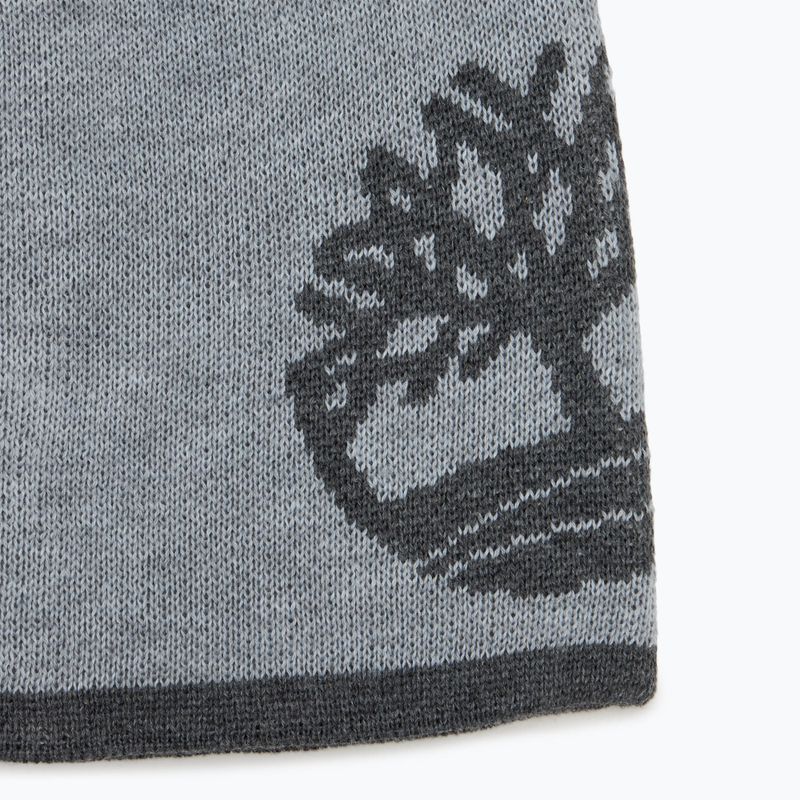 Căciulă de iarnă pentru bărbați Timberland Reversible Logo Beanie light grey heather 2