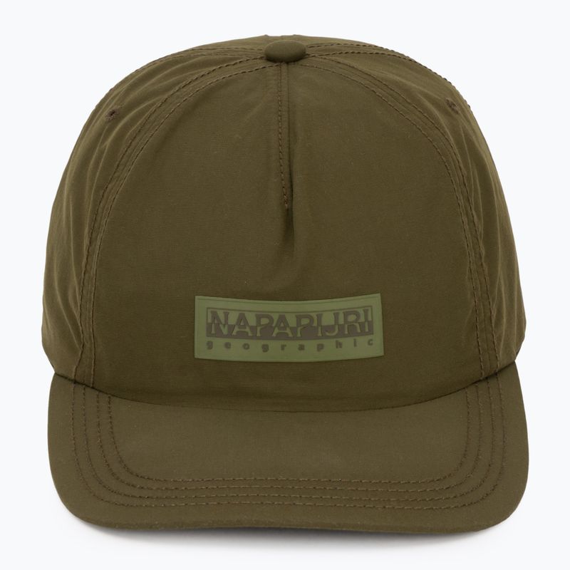 Șapcă pentru bărbați Napapijri F-Box Logo dark olive 2