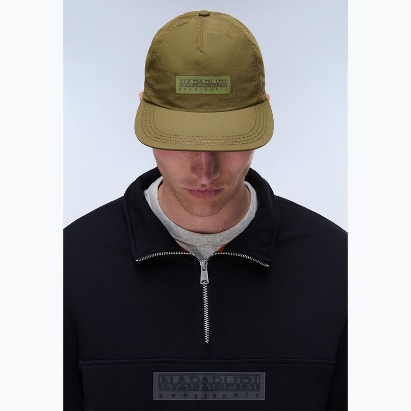 Șapcă pentru bărbați Napapijri F-Box Logo dark olive 5
