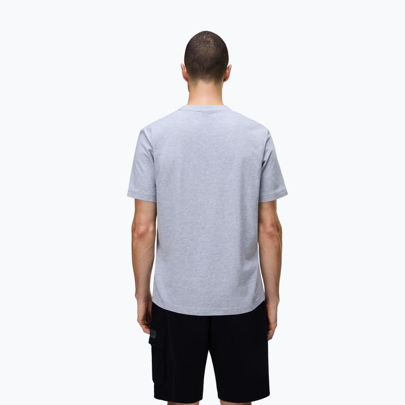 Tricou pentru bărbați Napapijri S-Box Logo light grey melange 2