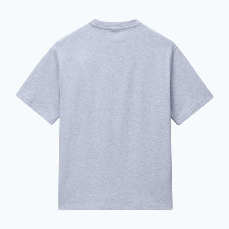 Tricou pentru bărbați Napapijri S-Box Logo light grey melange 5