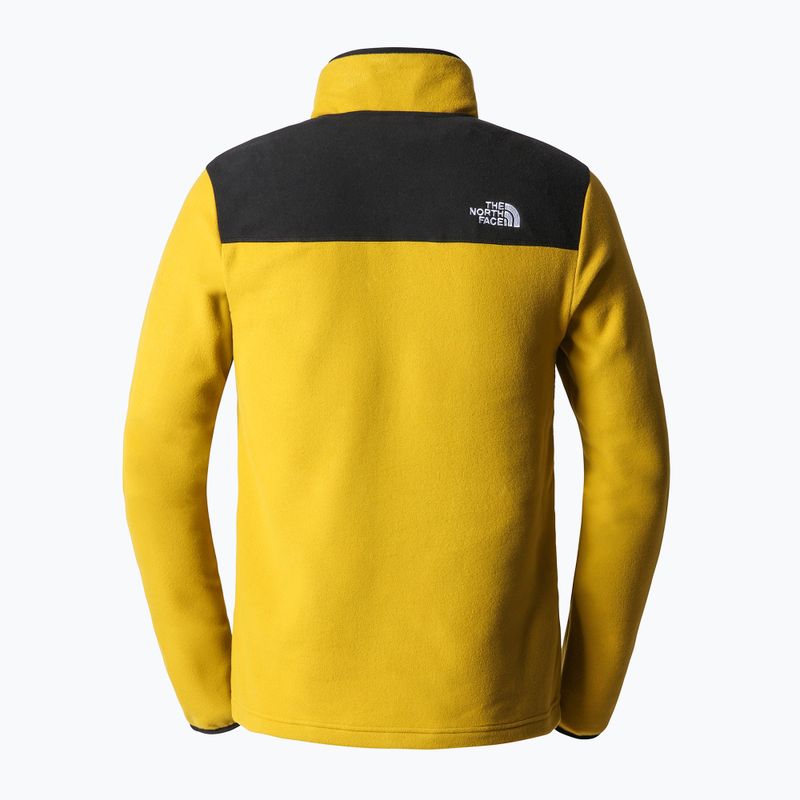 Tricou fleece pentru bărbați The North Face Homesafe Homesafe Snap Neck Fleece Pullover galben NF0A55HM76S1 9
