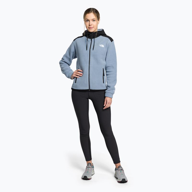 Hanorac fleece pentru femei The North Face Alpine Polartec 200 FZ cu glugă albastru NF0A7UJS7V51 2