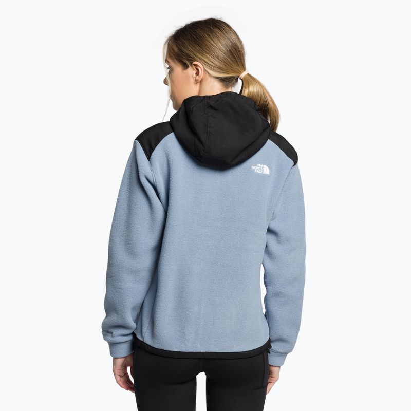 Hanorac fleece pentru femei The North Face Alpine Polartec 200 FZ cu glugă albastru NF0A7UJS7V51 4