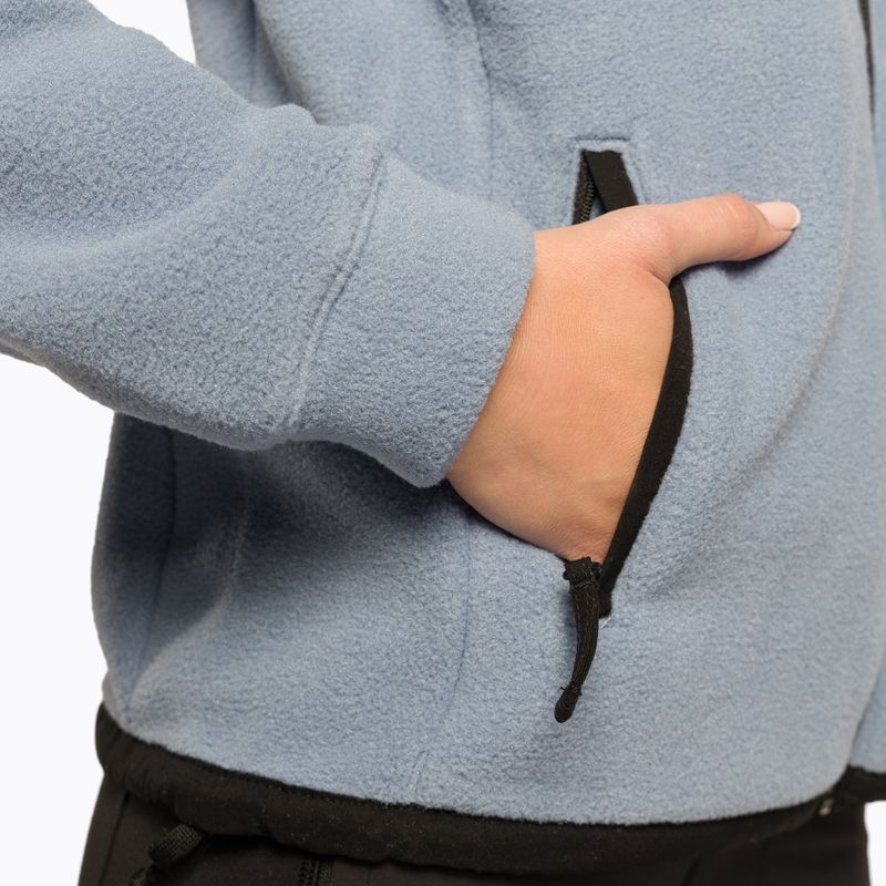 Hanorac fleece pentru femei The North Face Alpine Polartec 200 FZ cu glugă albastru NF0A7UJS7V51 7