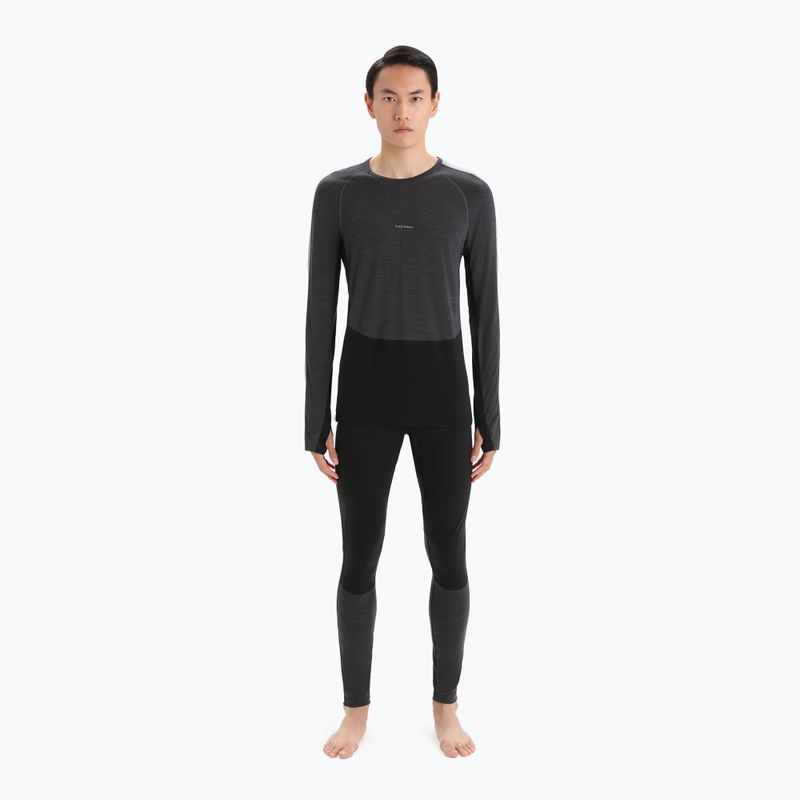 Pantaloni termici pentru bărbați icebreaker 125 Zoneknit negru IB0A56H50911 2