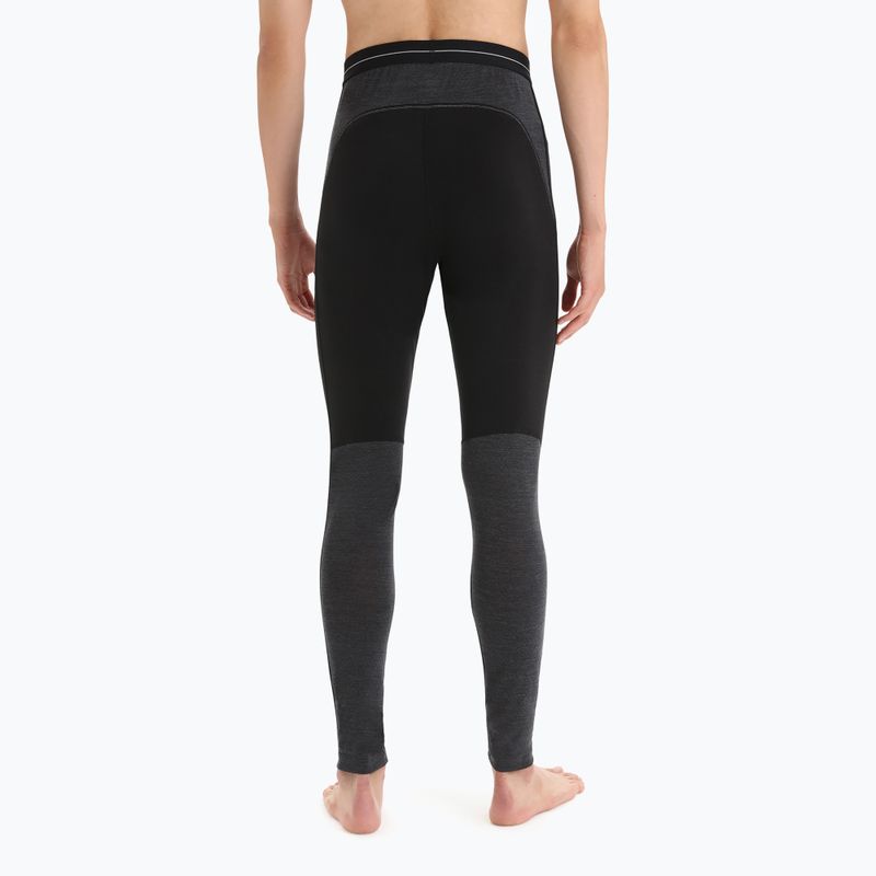 Pantaloni termici pentru bărbați icebreaker 125 Zoneknit negru IB0A56H50911 3