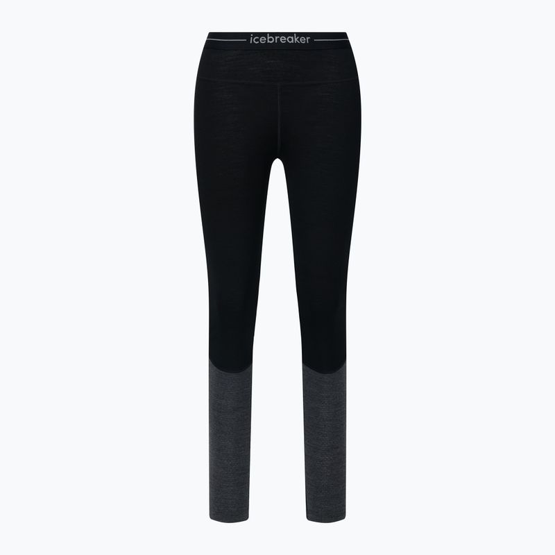 Pantaloni termici pentru femei Icebreaker ZoneKnit 200 001 negru/gri IB0A56HE0911 7