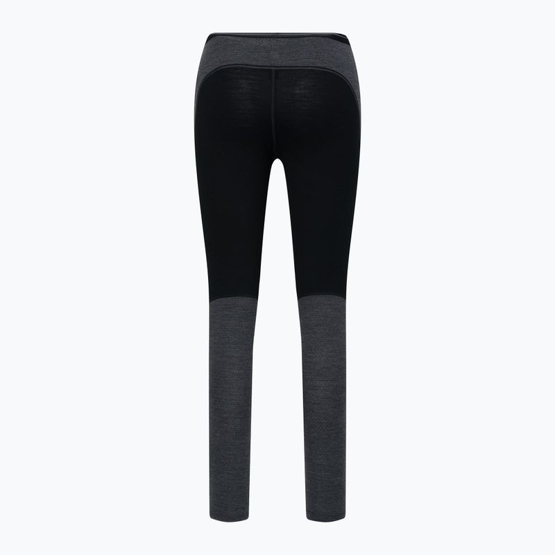 Pantaloni termici pentru femei Icebreaker ZoneKnit 200 001 negru/gri IB0A56HE0911 8
