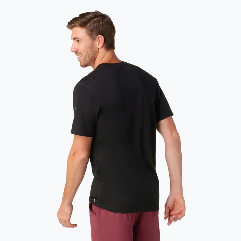 Tricou termoactiv pentru bărbați Smartwool Merino black 2