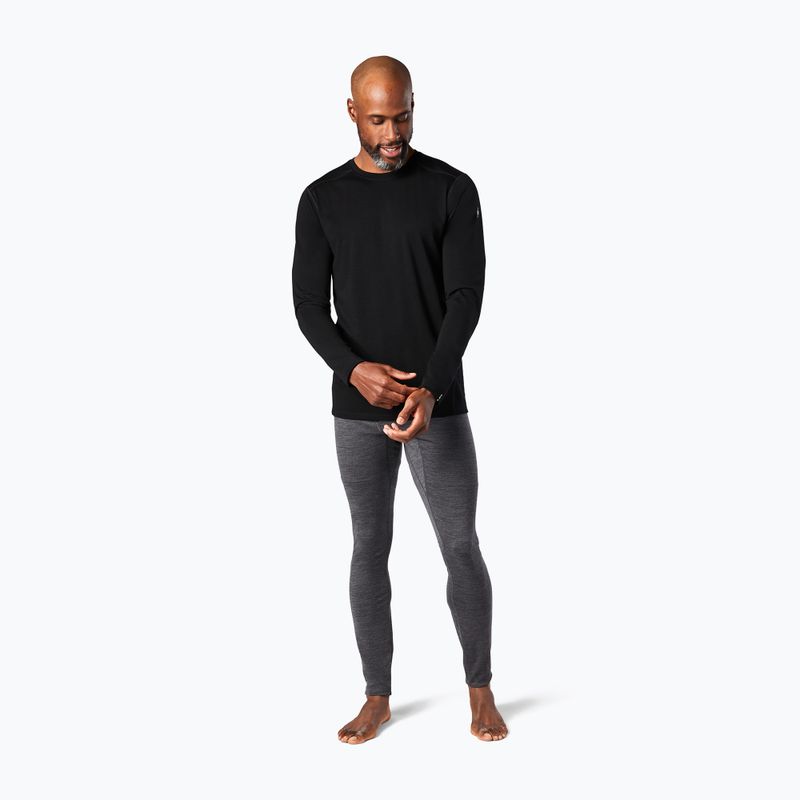 Bărbați Smartwool Classic All-Season Merino Baselayer tricou Boxed negru