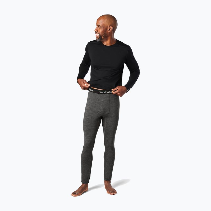 Pantaloni termici Smartwool Merino Baselayer Bottom pentru femei Smartwool Merino Baselayer Boxed iron heather heather thermal pants 2