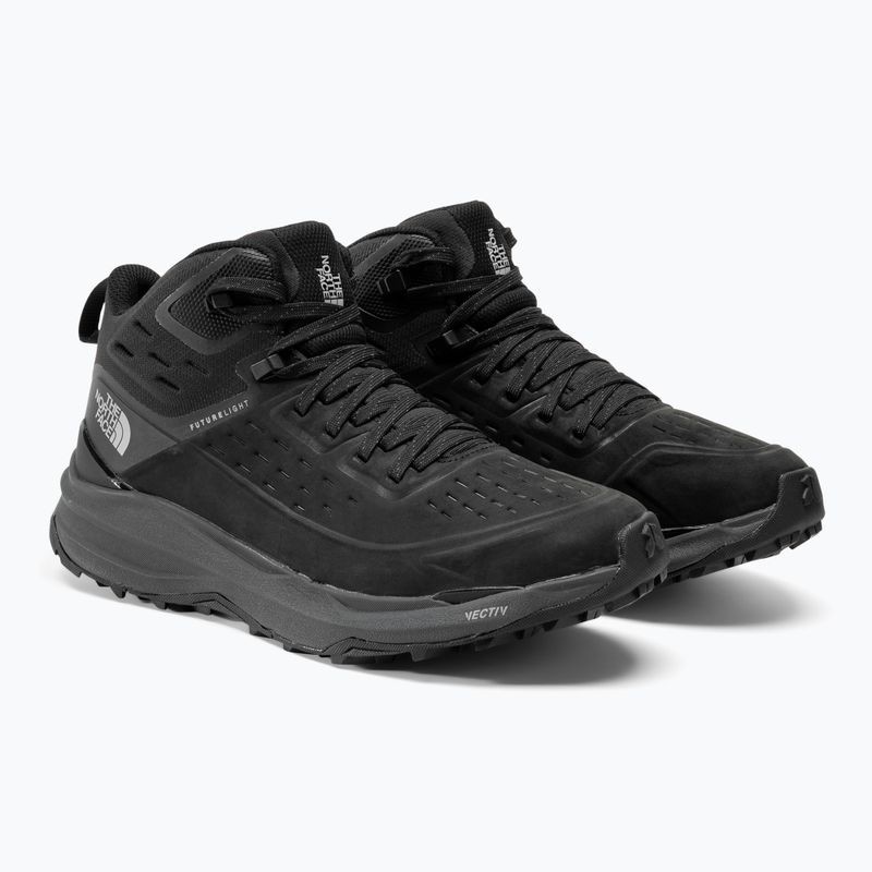 Cizme de trekking pentru bărbați The North Face Vectiv Exploris 2 Mid Futurelight Lthr negru/vanadis gri 4