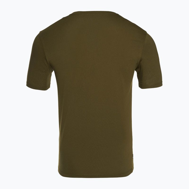 Tricou pentru bărbați Timberland Tree Logo dark olive 2