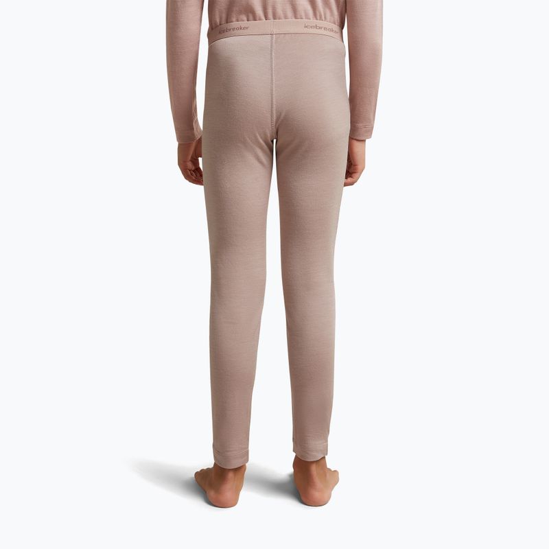 Pantaloni termoactivi pentru copii icebreaker Kids 200 Oasis Leggings pink quartz 5
