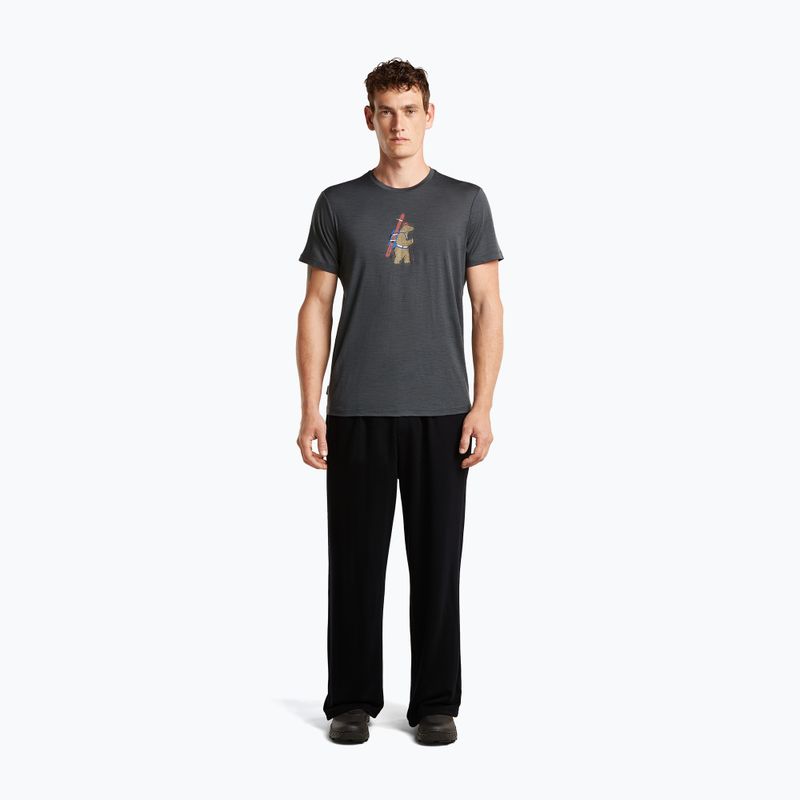 Tricou bărbătesc icebreaker Merino 150 Tech Lite Bear Tour bsidian 2