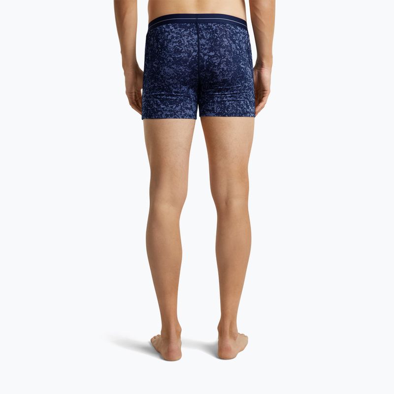 Boxeri termoactivi pentru bărbați Icebreaker Merino 150 Anatomica Moss Bloom midnight navy/aop 4
