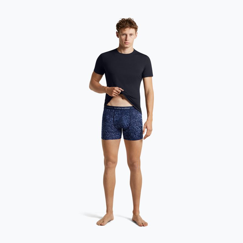 Boxeri termoactivi pentru bărbați Icebreaker Merino 150 Anatomica Moss Bloom midnight navy/aop 5